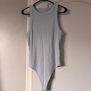 Aerie Sleeveless Light Blue Free Spirit Bodysuit